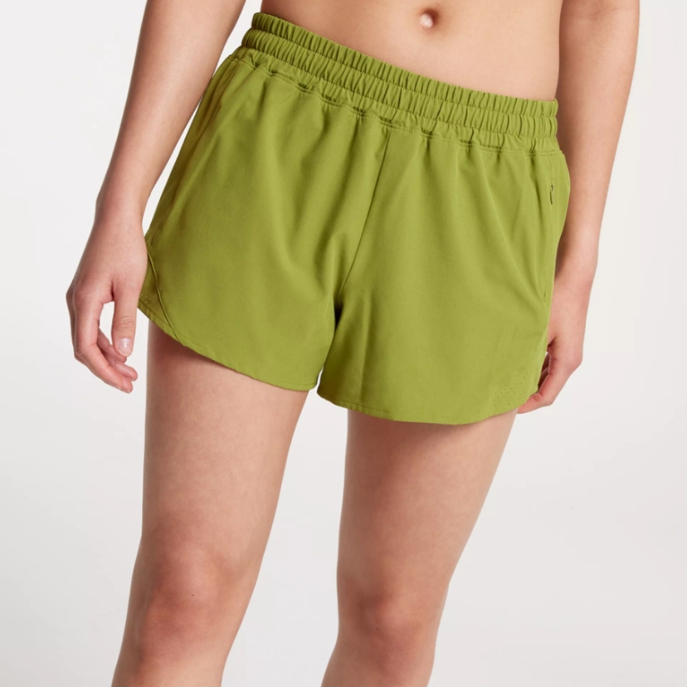 CALIA Mid Rise Dark Green Infinity Run Short - Picture 3 of 6